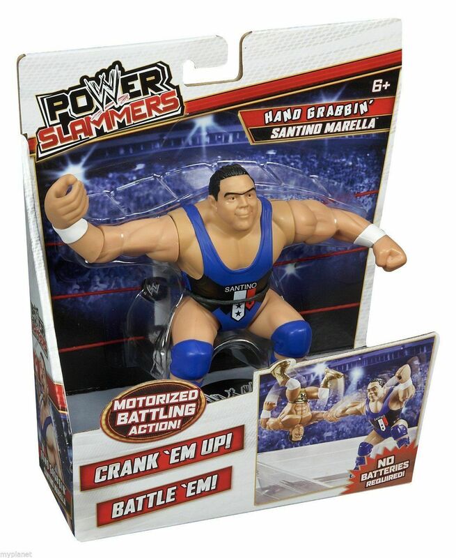 2013 WWE Mattel Power Slammers Series 3 Hand Grabbin Santino Marella Wrestling Figure Database