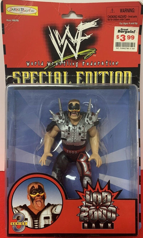 1999 WWF Jakks Pacific Special Edition Series 3 LOD 2000 Hawk [Exclusive]
