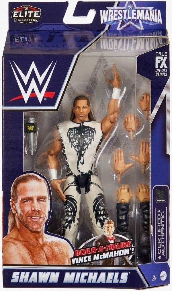 WWE Wrestlemania Shawn Michaels Action Figure with Accessories 