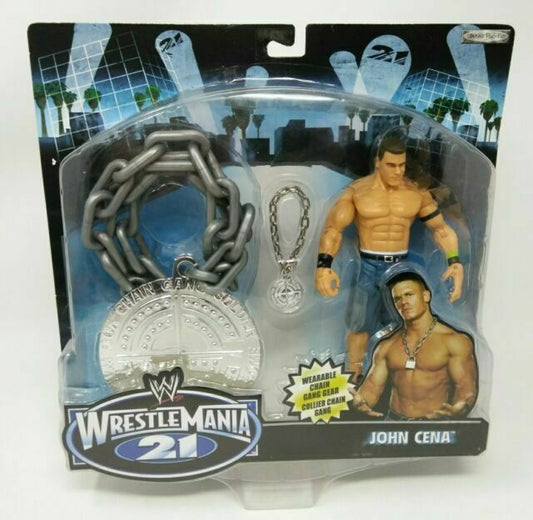2005 WWE Jakks Pacific Ruthless Aggression WrestleMania 21 Signature Gear Series 3 John Cena