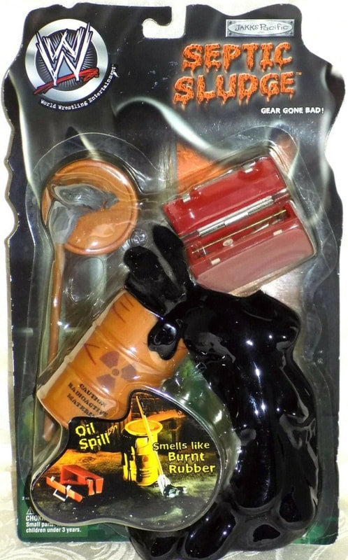2002 WWE Jakks Pacific Septic Sludge Series 1 Oil Spill