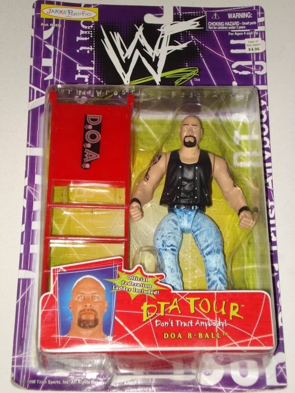 1999 WWF Jakks Pacific DTA Tour Series 1 DOA 8-Ball [Exclusive