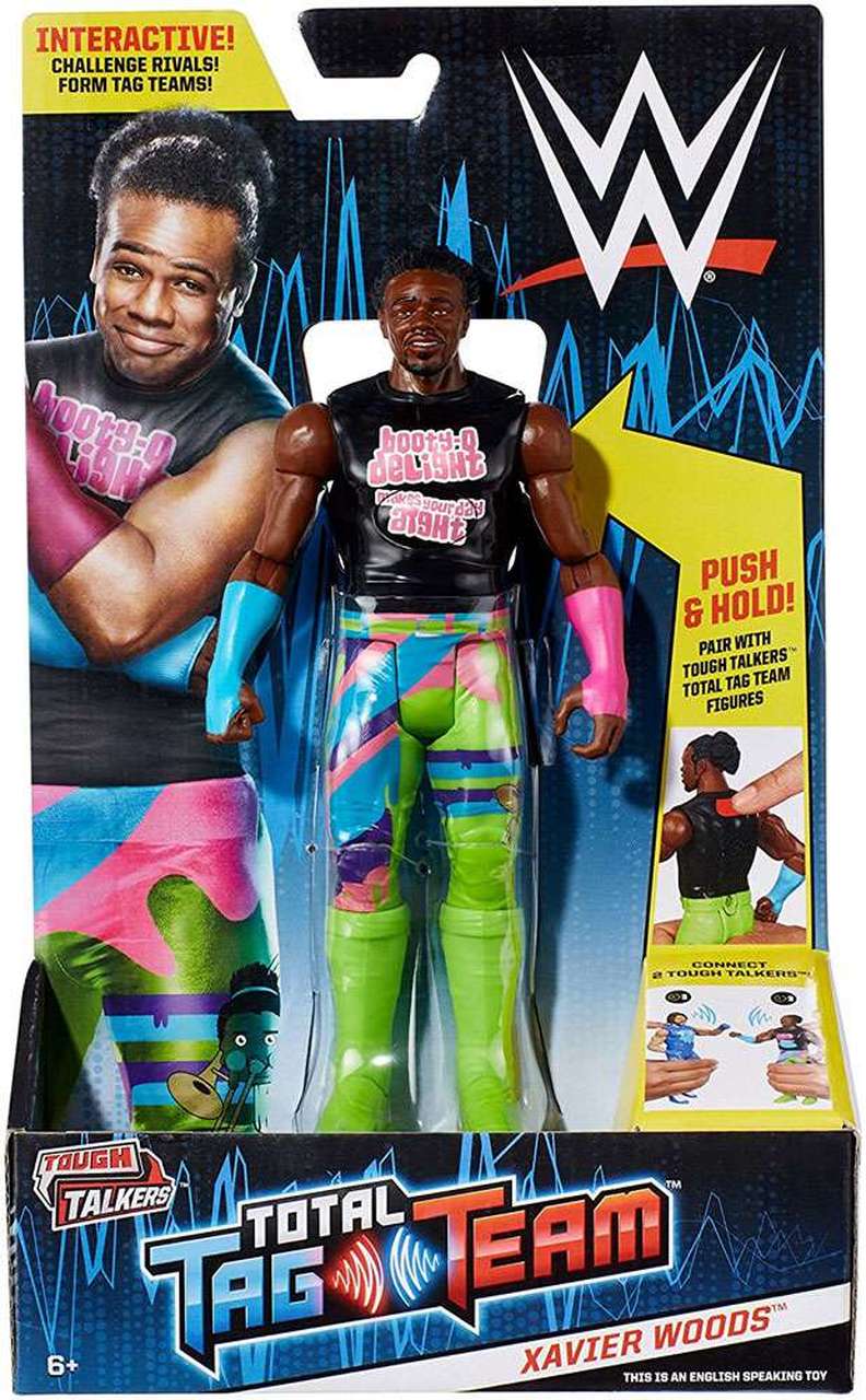 2018 WWE Mattel Tough Talkers: Total Tag Team Series 1 Xavier Woods