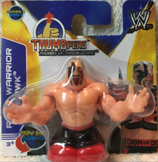 2014 WWE Wicked Cool Toys Thumbpers Series 2 Road Warrior Hawk