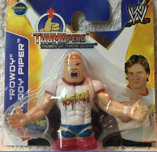 2014 WWE Wicked Cool Toys Thumbpers Series 2 "Rowdy" Roddy Piper
