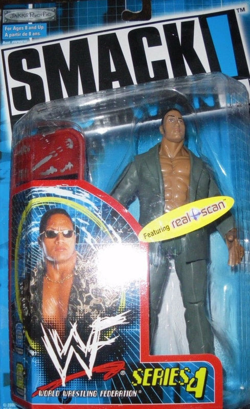 2000 WWF Jakks Pacific Titantron Live Series 4 The Rock
