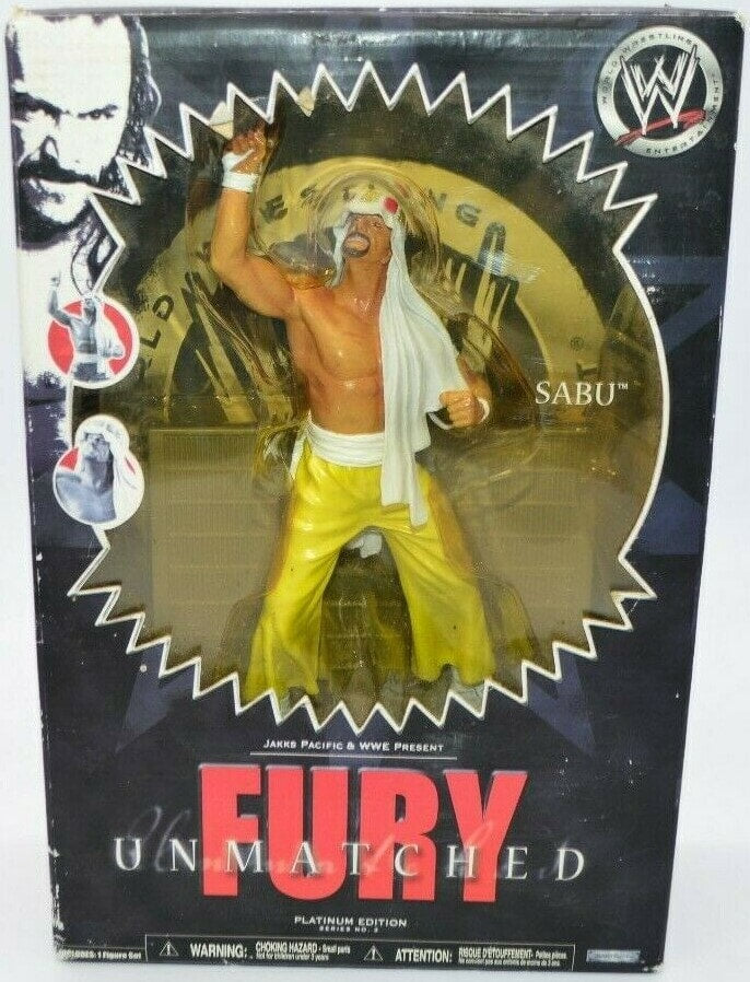 2007 WWE Jakks Pacific Unmatched Fury Series 3 Sabu – Wrestling 