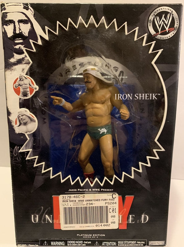 2008 WWE Jakks Pacific Unmatched Fury Series 8 Iron Sheik
