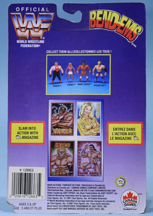 1998 WWF Just Toys Bend-Ems Canadian Series 4 Vader