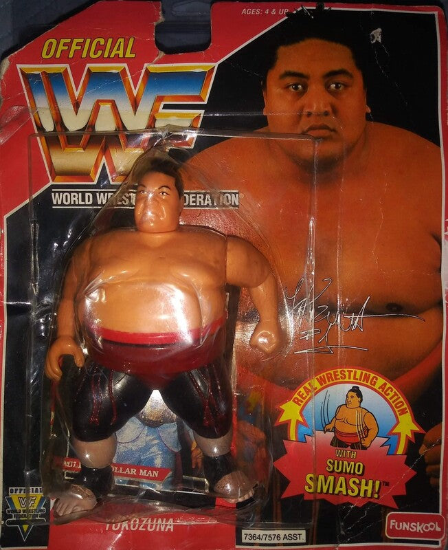 1995 WWF Funskool Yokozuna with Sumo Smash!