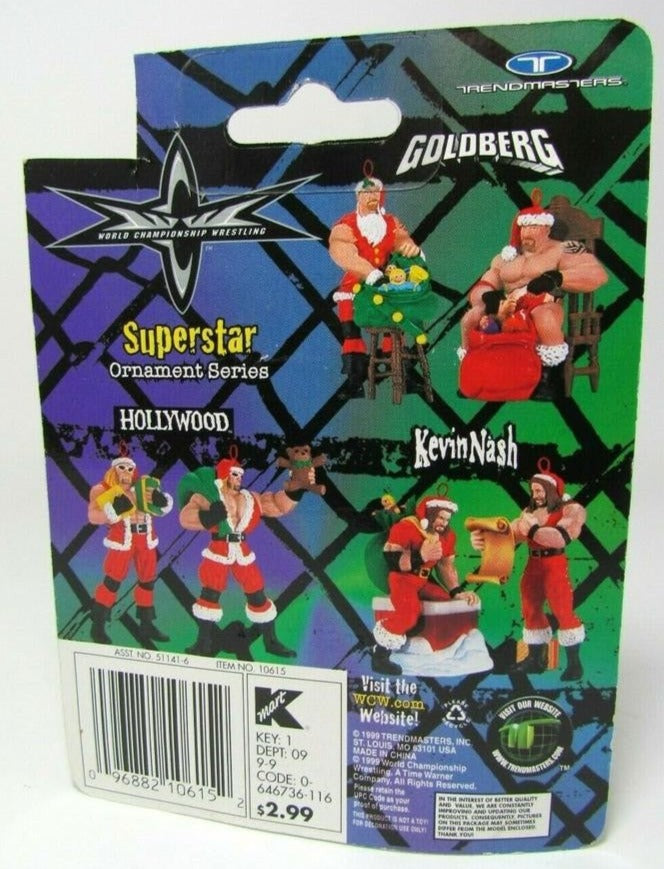 1999 WCW Trendmasters Superstar Ornament Series Goldberg