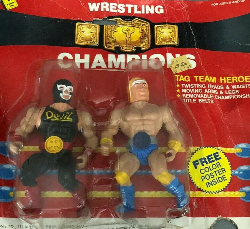 Madison Ltd. Wrestling Champions Bootleg/Knockoff Multipack: Masked Devil & Indian Joe