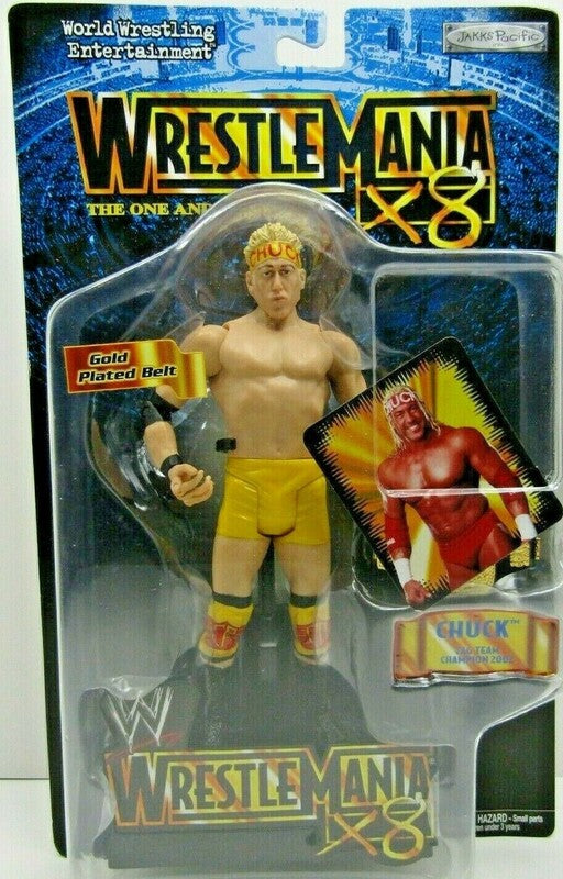 2002 WWE Jakks Pacific R-3 Tech WrestleMania X8 Chuck