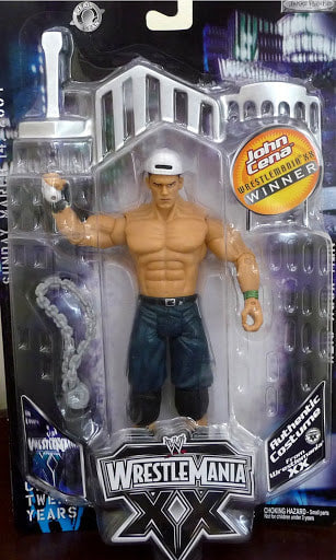 2004 WWE Jakks Pacific Ruthless Aggression WrestleMania XX "Winners" John Cena