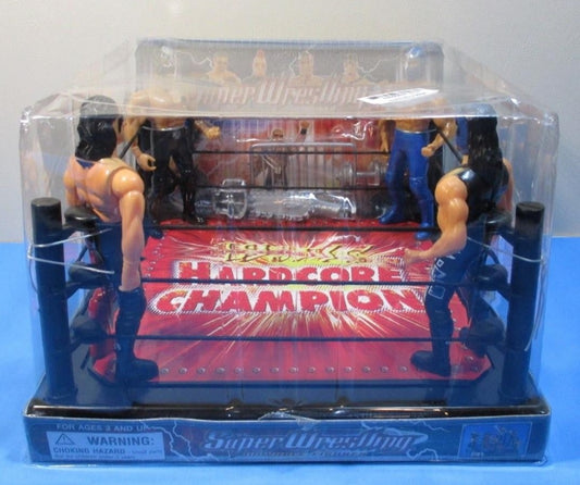 Super Wrestling Bootleg/Knockoff World Hardcore Champion Playset