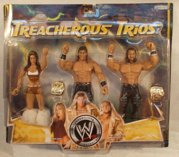 2006 WWE Jakks Pacific Treacherous Trios Series 4 Melina, Nitro 