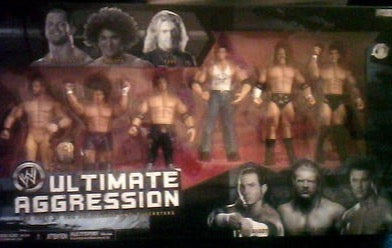 WWE Jakks Pacific Ultimate Aggression Box Set: Chris Benoit, Carlito, Edge, Matt Hardy, Triple H & Randy Orton