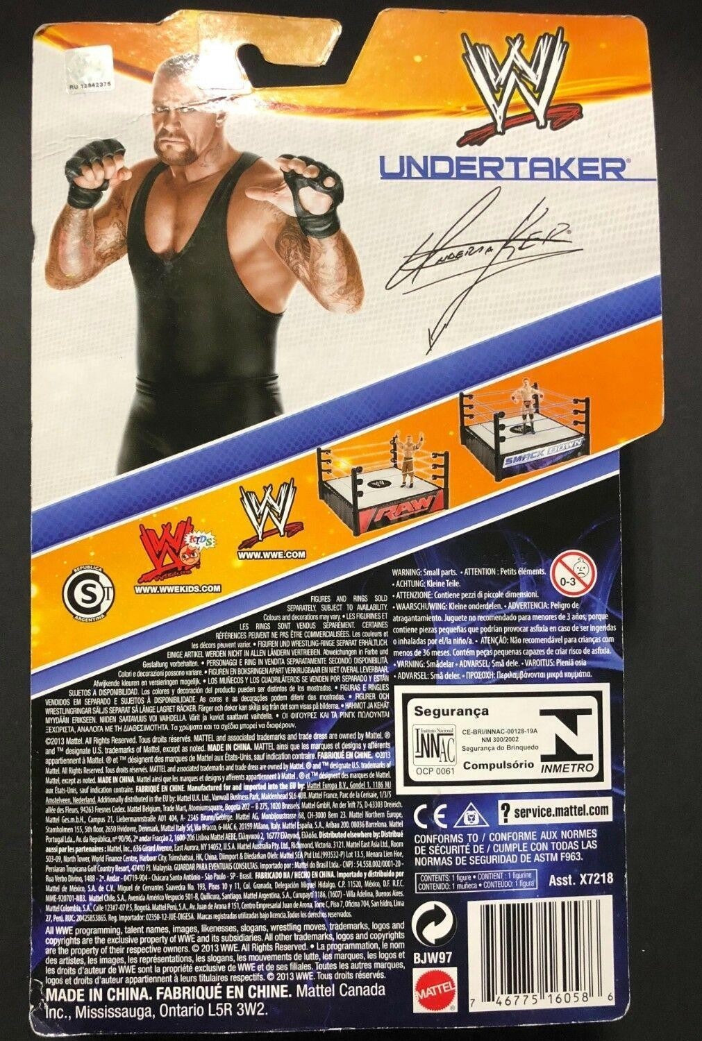2013 WWE Mattel Basic Asst. X7218 Undertaker