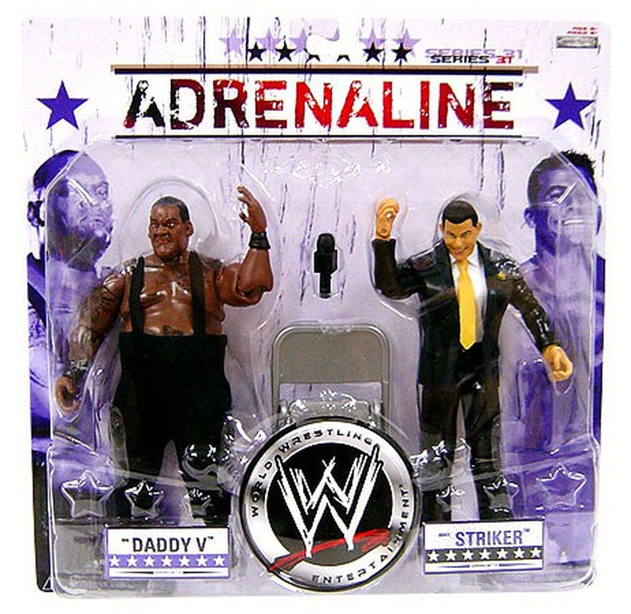 2008 WWE Jakks Pacific Adrenaline Series 31 Big Daddy V & Matt Striker