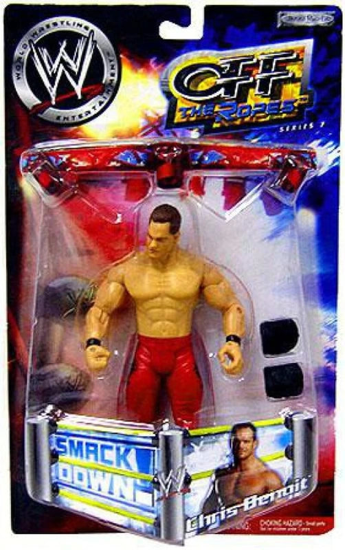 2004 WWE Jakks Pacific Ruthless Aggression Off the Ropes Series 7 Chris Benoit