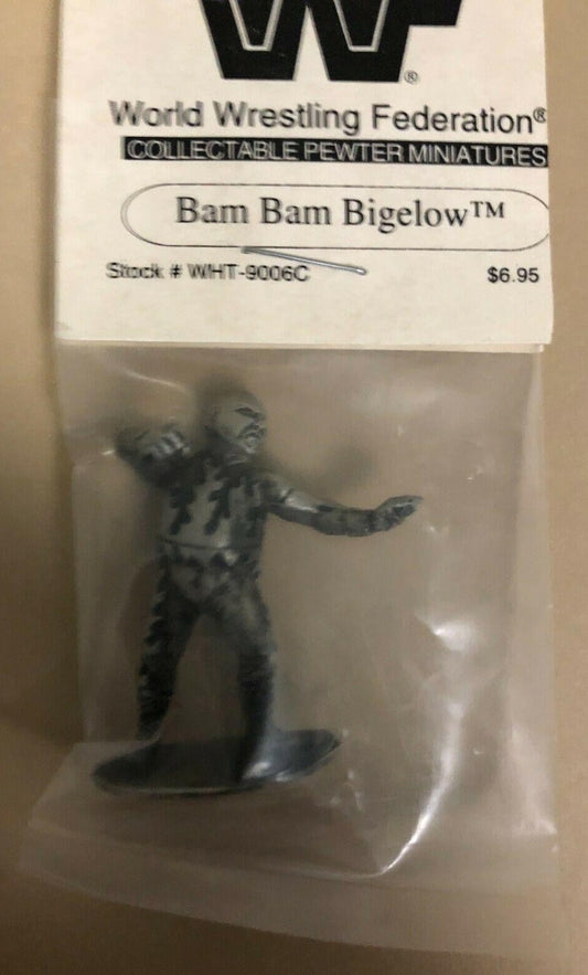 1993 WWF Whit Publications Collectable Pewter Miniature Bam Bam Bigelow