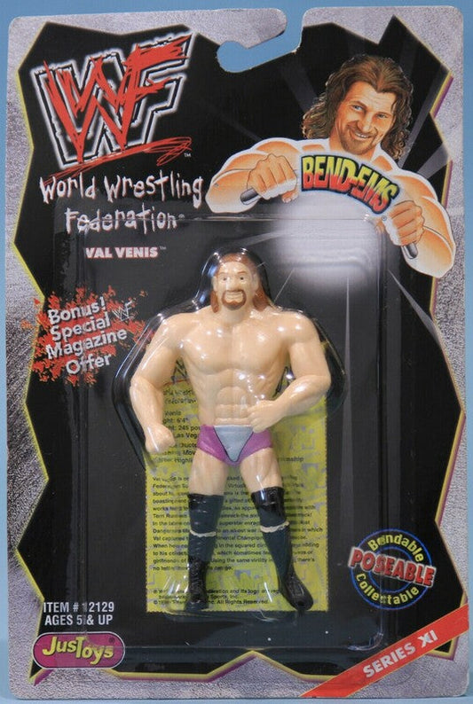 1999 WWF Just Toys Bend-Ems Series 11 Val Venis