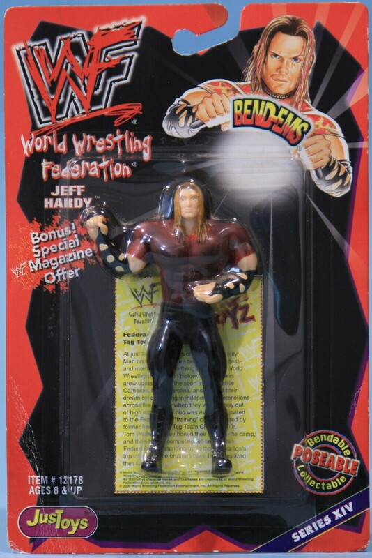 2000 WWF Just Toys Bend-Ems Series 14 Jeff Hardy – Wrestling