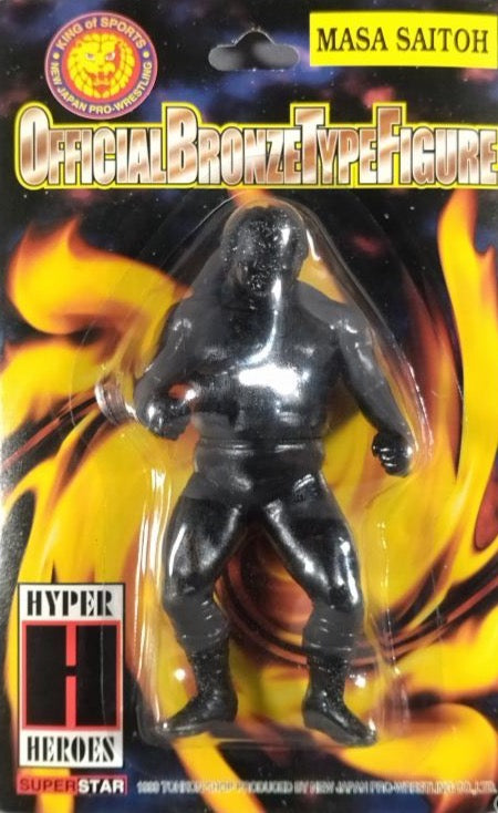 1999 NJPW CharaPro Official Bronze Type Figures Masa Saitoh
