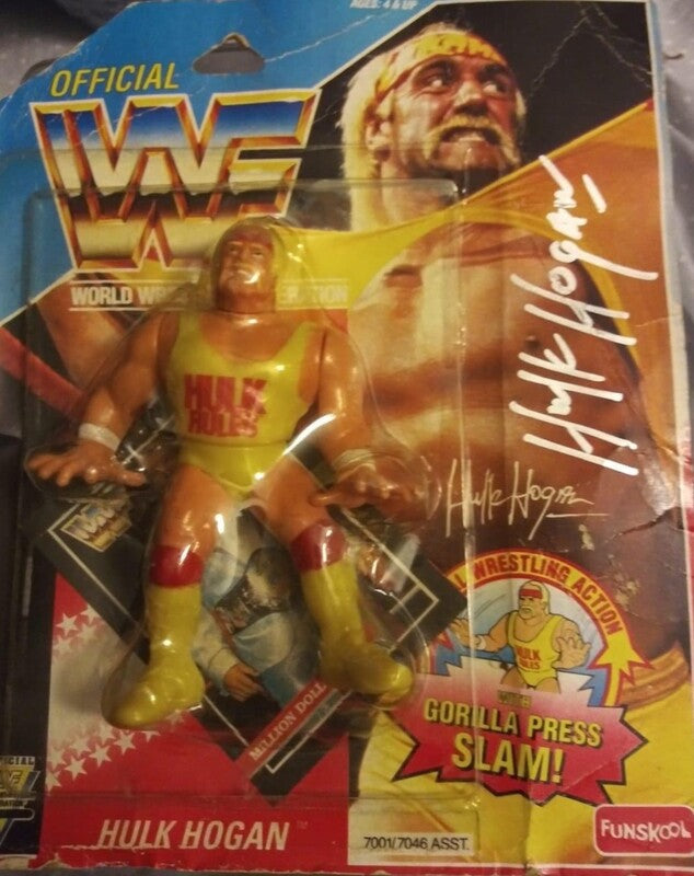 1995 WWF Funskool Hulk Hogan with Gorilla Press Slam!