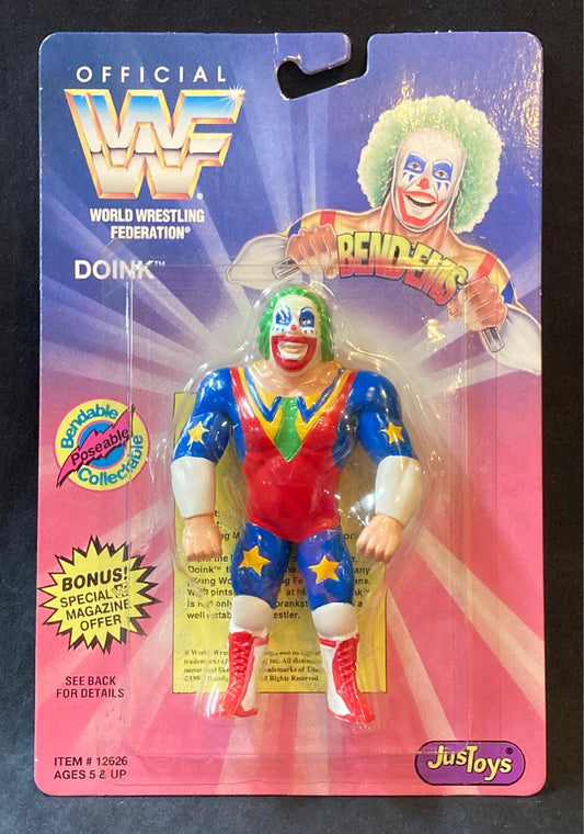 1994 WWF Just Toys Bend-Ems Series 1 Doink