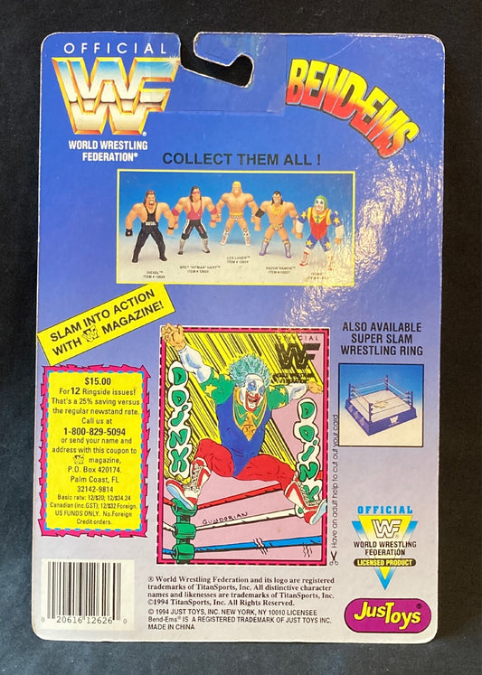 1994 WWF Just Toys Bend-Ems Series 1 Doink