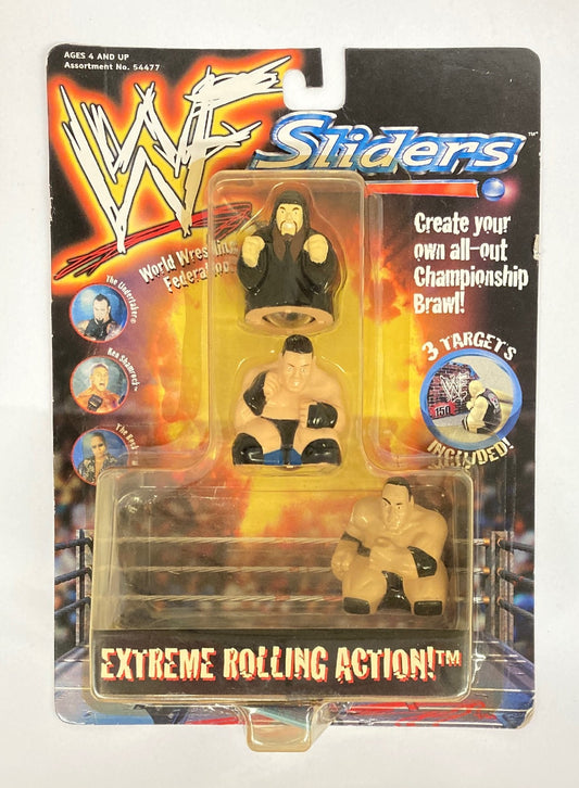 1999 WWF Oddz On Sliders: Undertaker, Ken Shamrock & The Rock