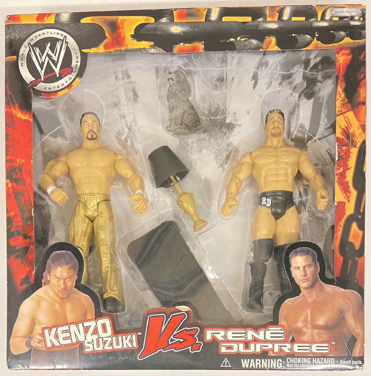 2005 WWE Jakks Pacific Multipack: Kenzo Suzuki vs. Rene Dupree [Exclusive]