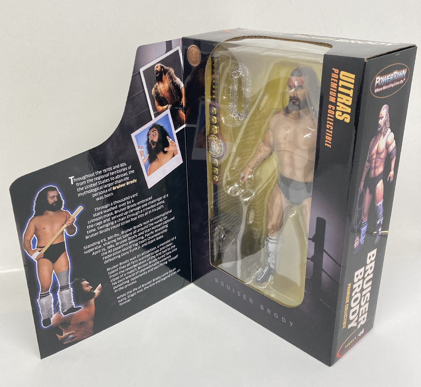 2023 PowerTown Ultras Series 1 Bruiser Brody – Wrestling Figure