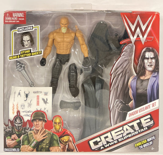 2016 WWE Mattel Create a WWE Superstar Series 2 Shadow Vigilante Set