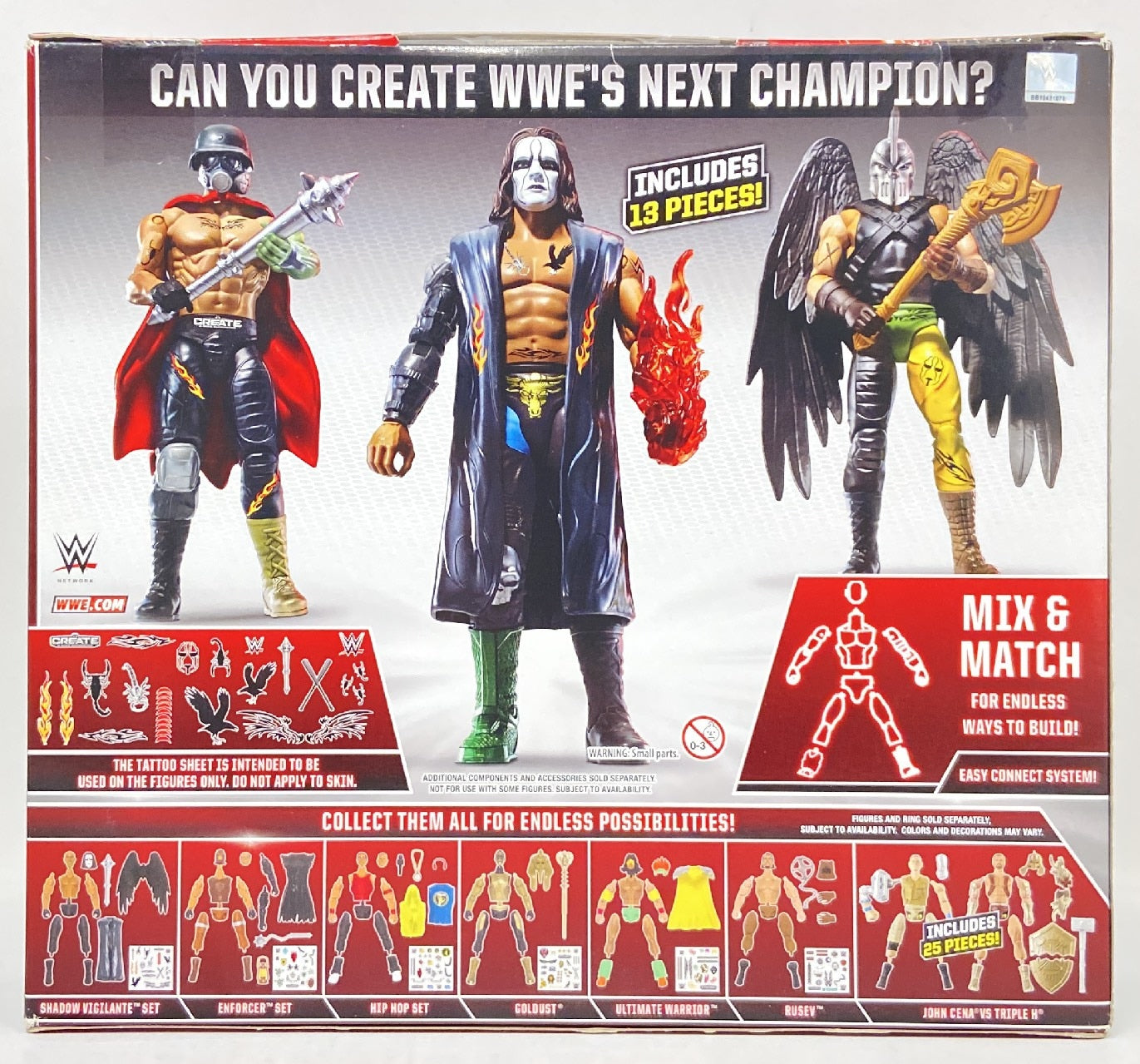 2016 WWE Mattel Create a WWE Superstar Series 2 Shadow Vigilante Set