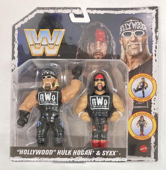 2023 WWE Mattel Ringside Exclusive nWo Official Retro Tag Team: "Hollywood" Hulk Hogan & Syxx