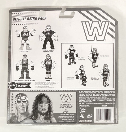 2023 WWE Mattel Ringside Exclusive nWo Official Retro Tag Team: "Hollywood" Hulk Hogan & Syxx