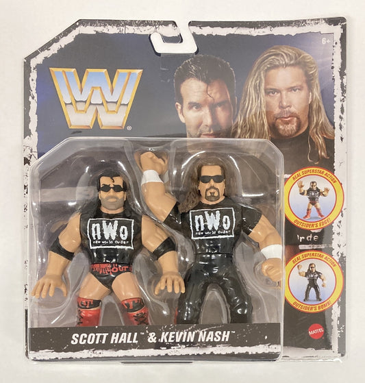 2023 WWE Mattel Ringside Exclusive nWo Official Retro Tag Team: Scott Hall & Kevin Nash