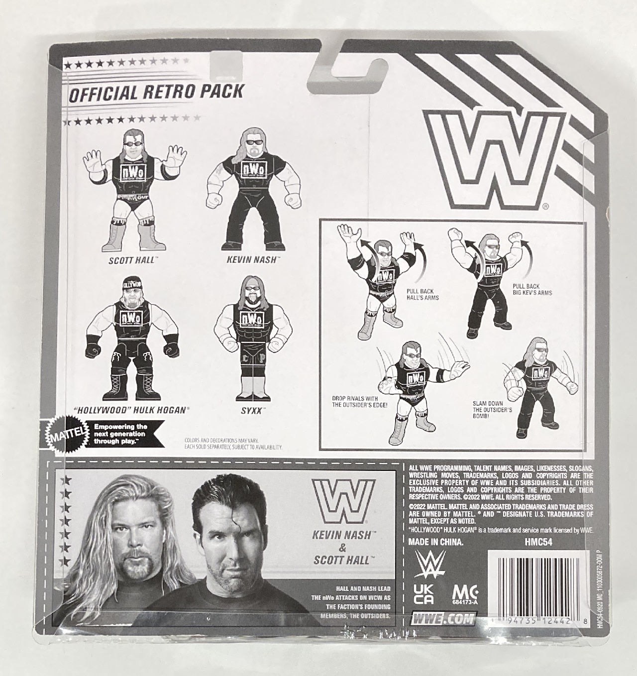 2023 WWE Mattel Ringside Exclusive nWo Official Retro Tag Team