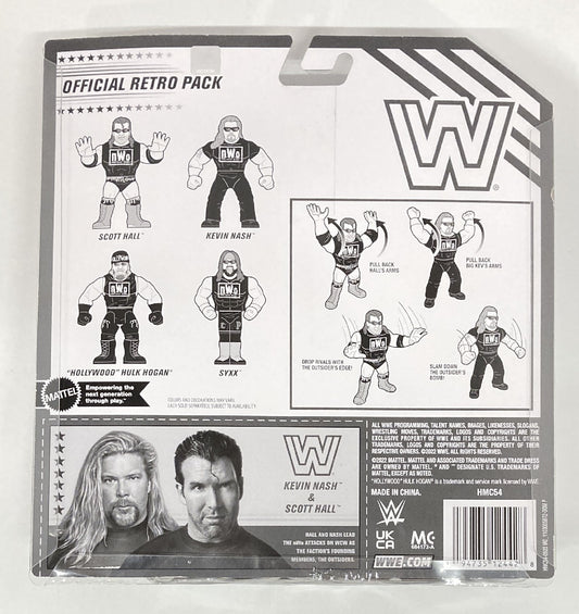 2023 WWE Mattel Ringside Exclusive nWo Official Retro Tag Team: Scott Hall & Kevin Nash