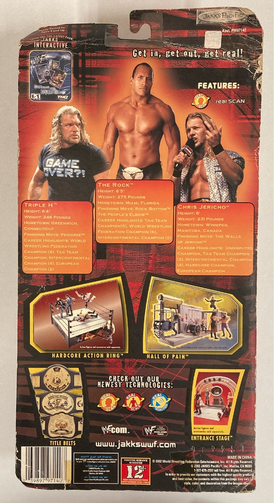 2002 WWF Jakks Pacific 12" Ringside Rebels Series 2 Triple H