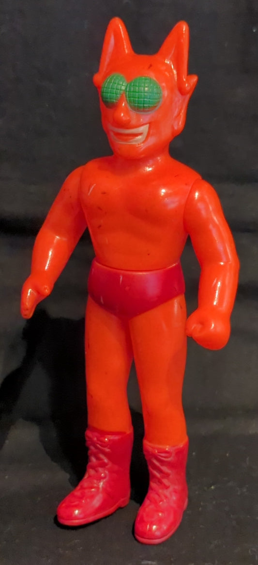 Nakajima Seisakusho Tiger Mask Anime Red Death Mask 5" Articulated Sofubi