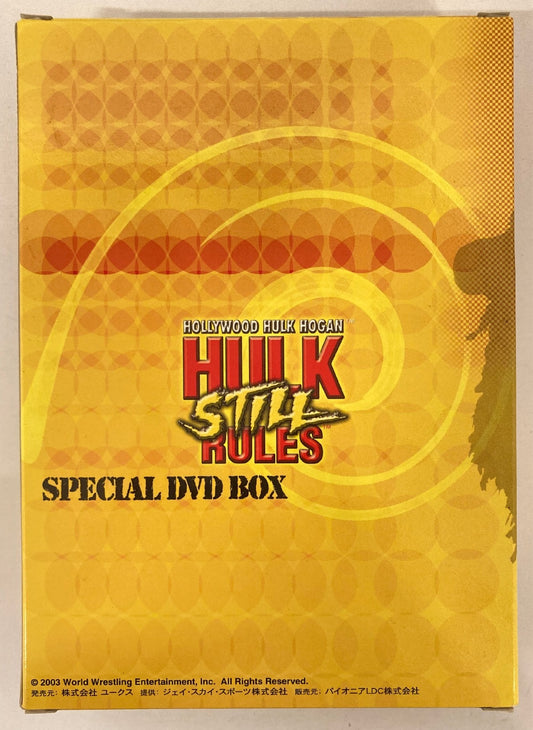 2003 WWE "Hulk Still Rules" DVD Box Set with Mini Hollywood Hulk Hogan Bobblehead