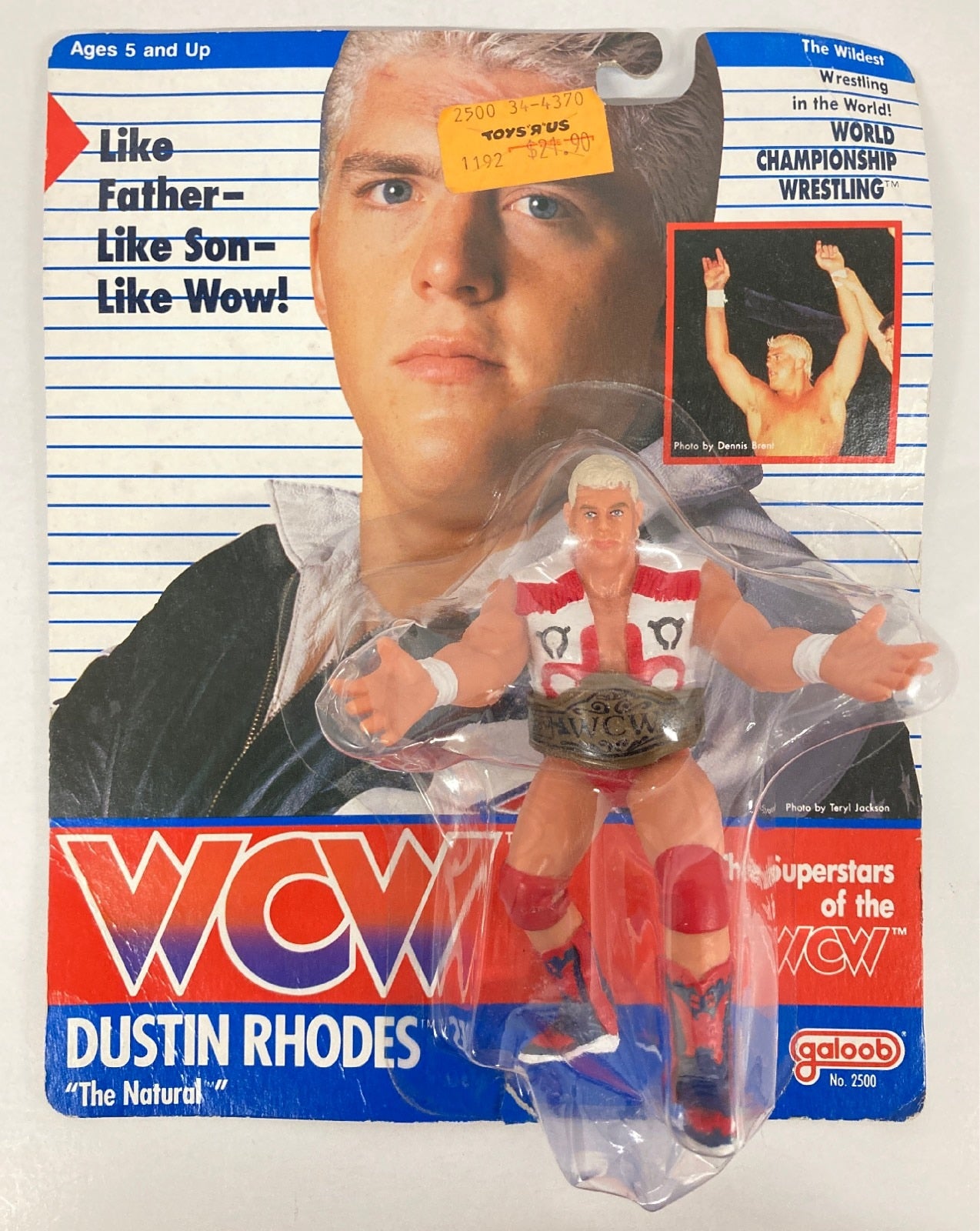 1991 WCW Galoob UK Exclusive Dustin Rhodes