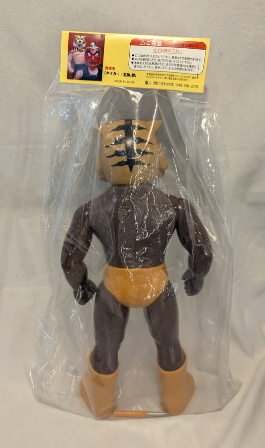 Denjin Tiger Mask Anime Black Tiger Giant Sofubi