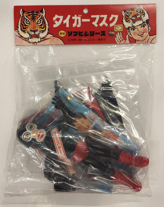 Medicom Toy Denjin Nakajima Tiger Mask Anime Mr. Shadow Reproduction Sofubi