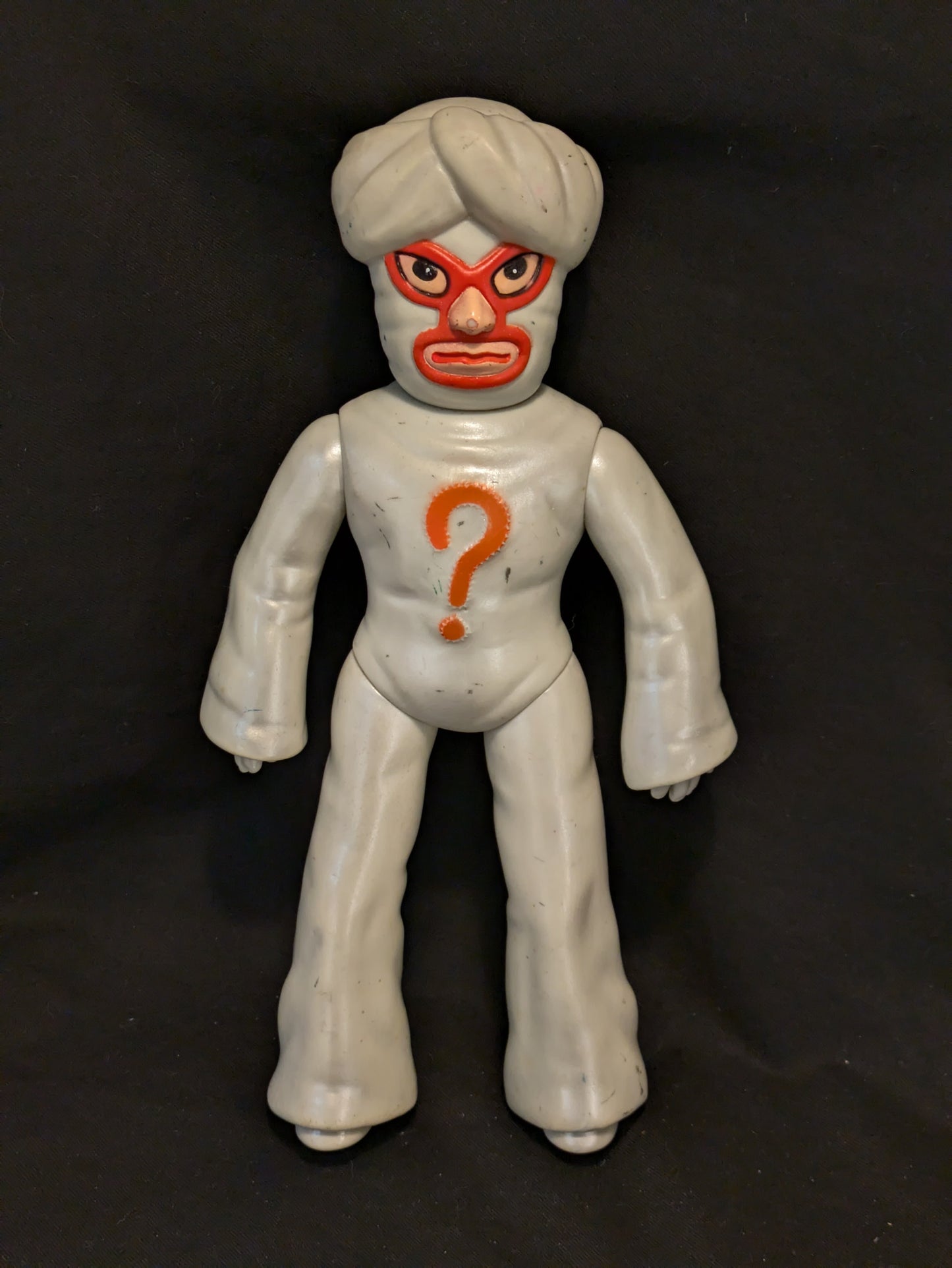 1969 Nakajima Seisakusho Tiger Mask Anime Mr. Question 10" Sofubi