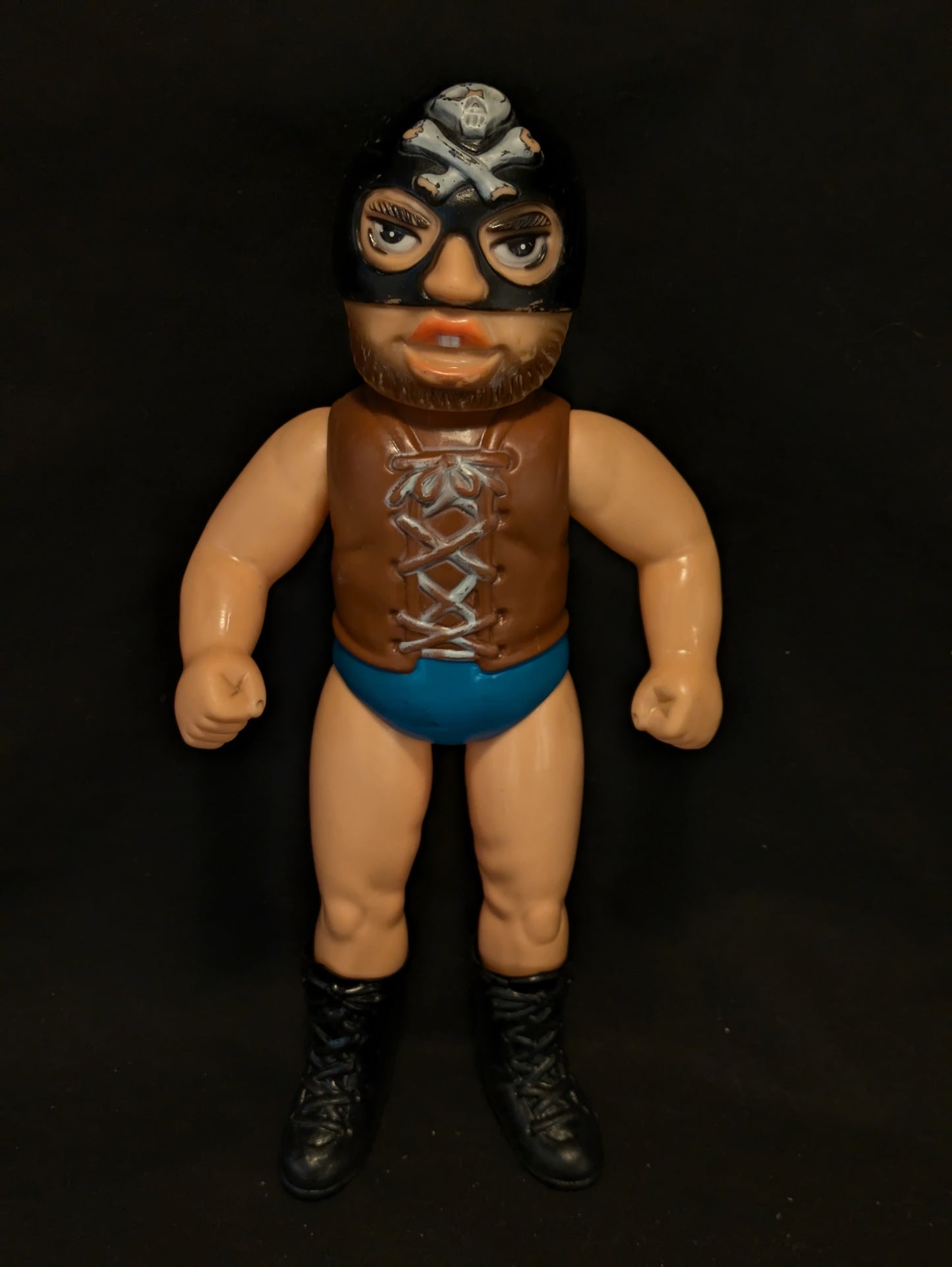 1969 Nakajima Seisakusho Tiger Mask Anime Viking Kid 10" Sofubi