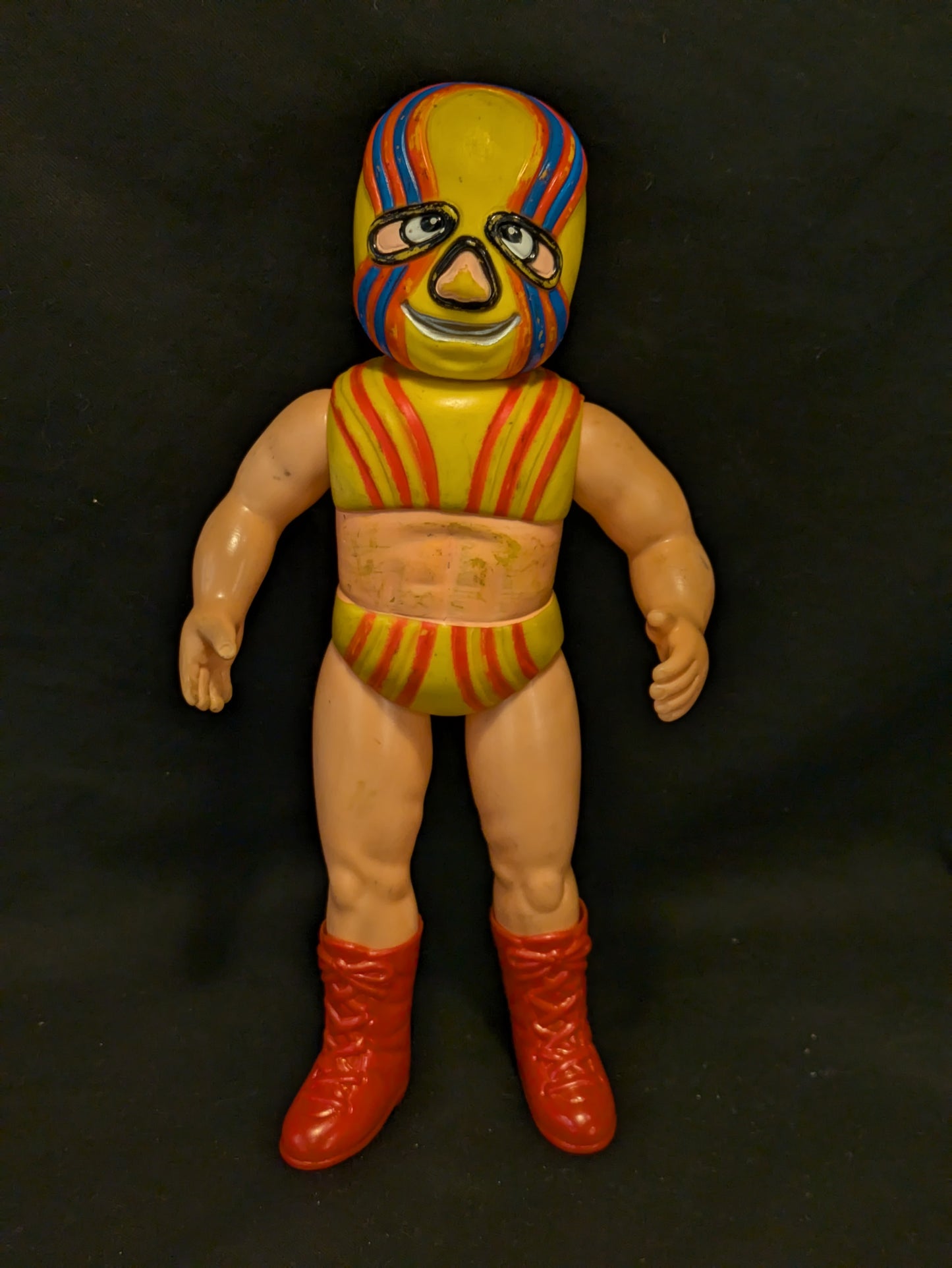 1969 Nakajima Seisakusho Tiger Mask Anime Universal Mask 10" Sofubi